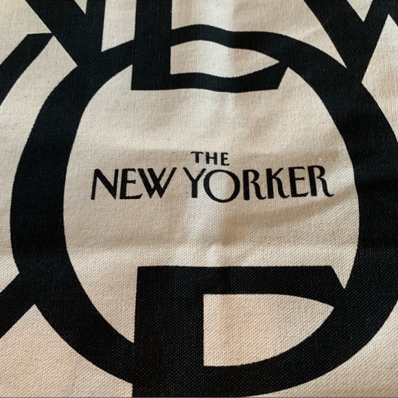 Iconic New Yorker Canvas Tote Carryall Bag - Picture 7 of 9